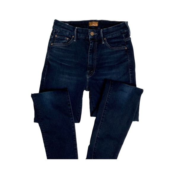 MOTHER Denim the High Waisted Looker Jeans in Coffee Tea or Me Size 28 - Picture 9 of 13